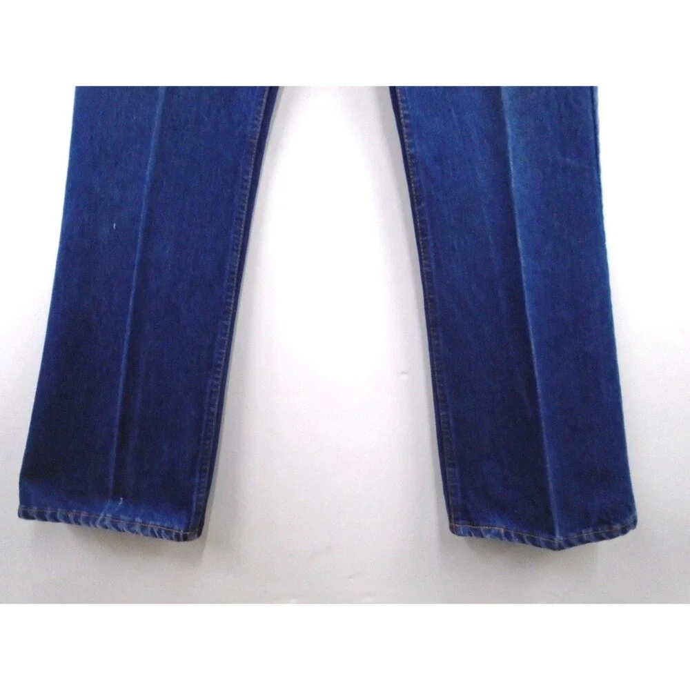 Vintage Levi's 517 1980's ORANGE TAB Men Bootcut Blue Jeans 34 (32x30) MADE USA - Picture 5 of 16